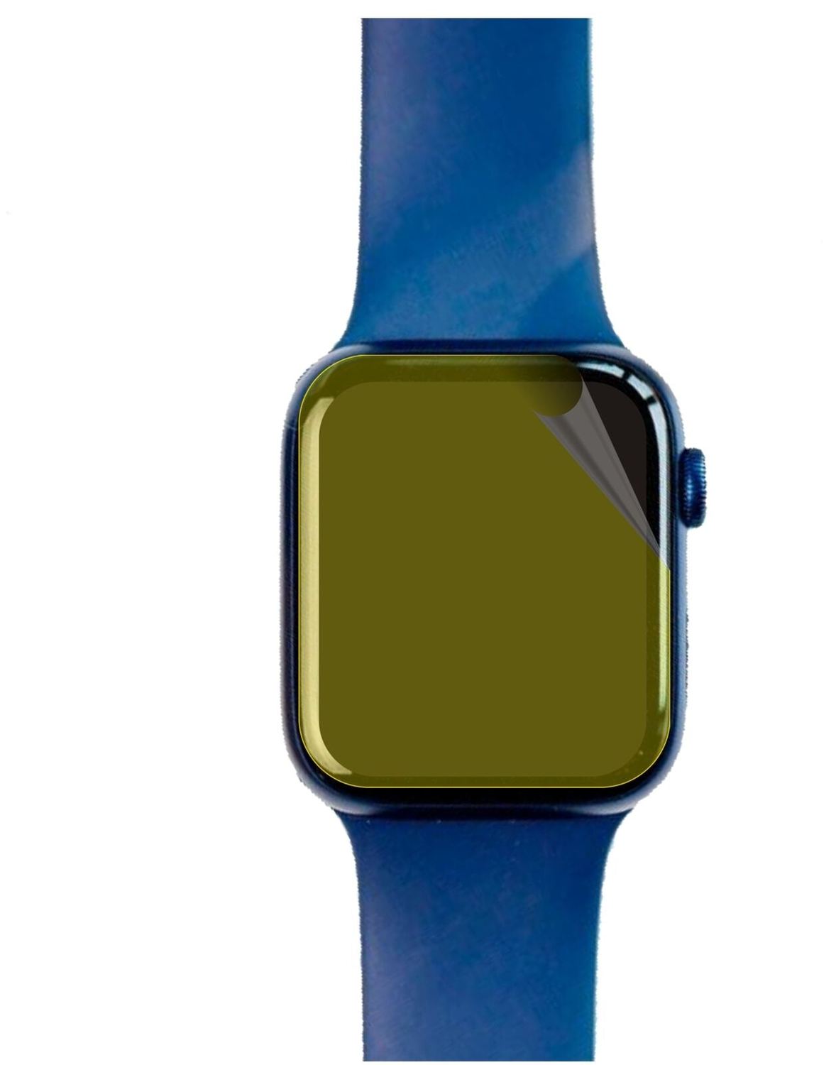 2x 3D Full Cover Schutzfolie für Apple Watch Series 7 (45mm)