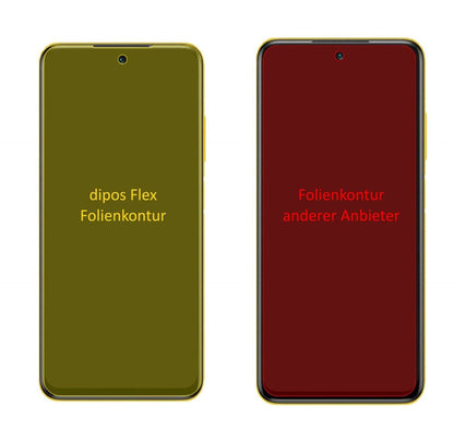 2x 3D Full Cover Schutzfolie für Poco M3 Pro