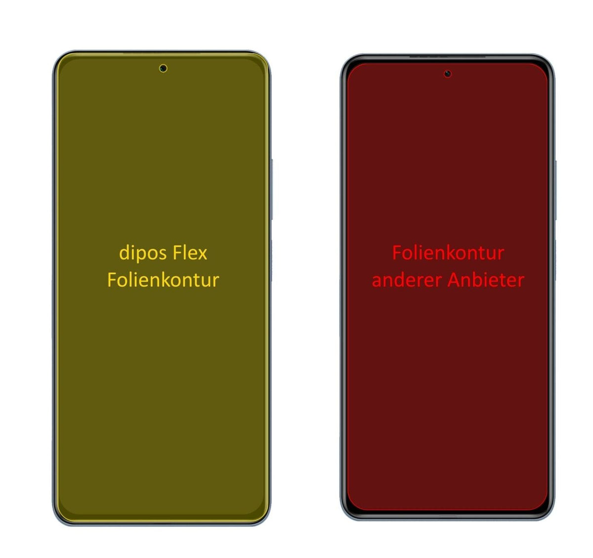 2x 3D Full Cover Schutzfolie für Xiaomi Redmi K40 Pro Plus