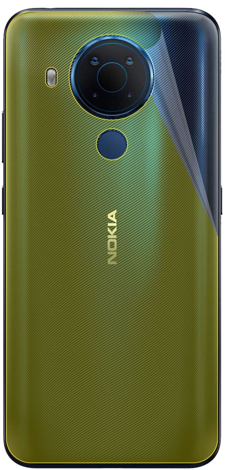 2x 3D Full Cover Schutzfolie für Nokia 5.4 Rückseite