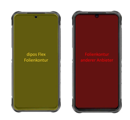 2x 3D Full Cover Schutzfolie für Umidigi Bison