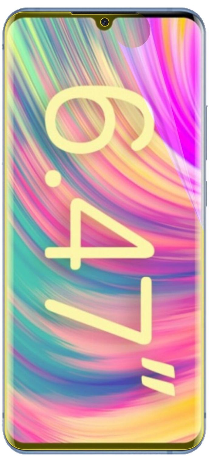 2x 3D Full Cover Schutzfolie für ZTE Blade 20 Pro 5G