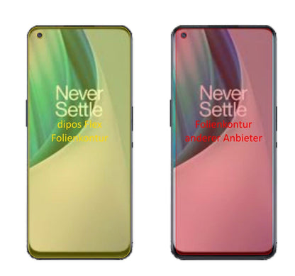 2x 3D Full Cover Schutzfolie für OnePlus Nord N10 5G
