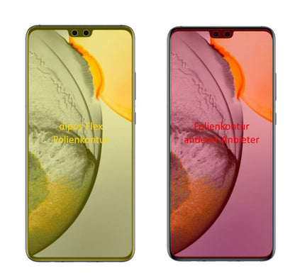 2x 3D Full Cover Schutzfolie für Vivo S7 5G