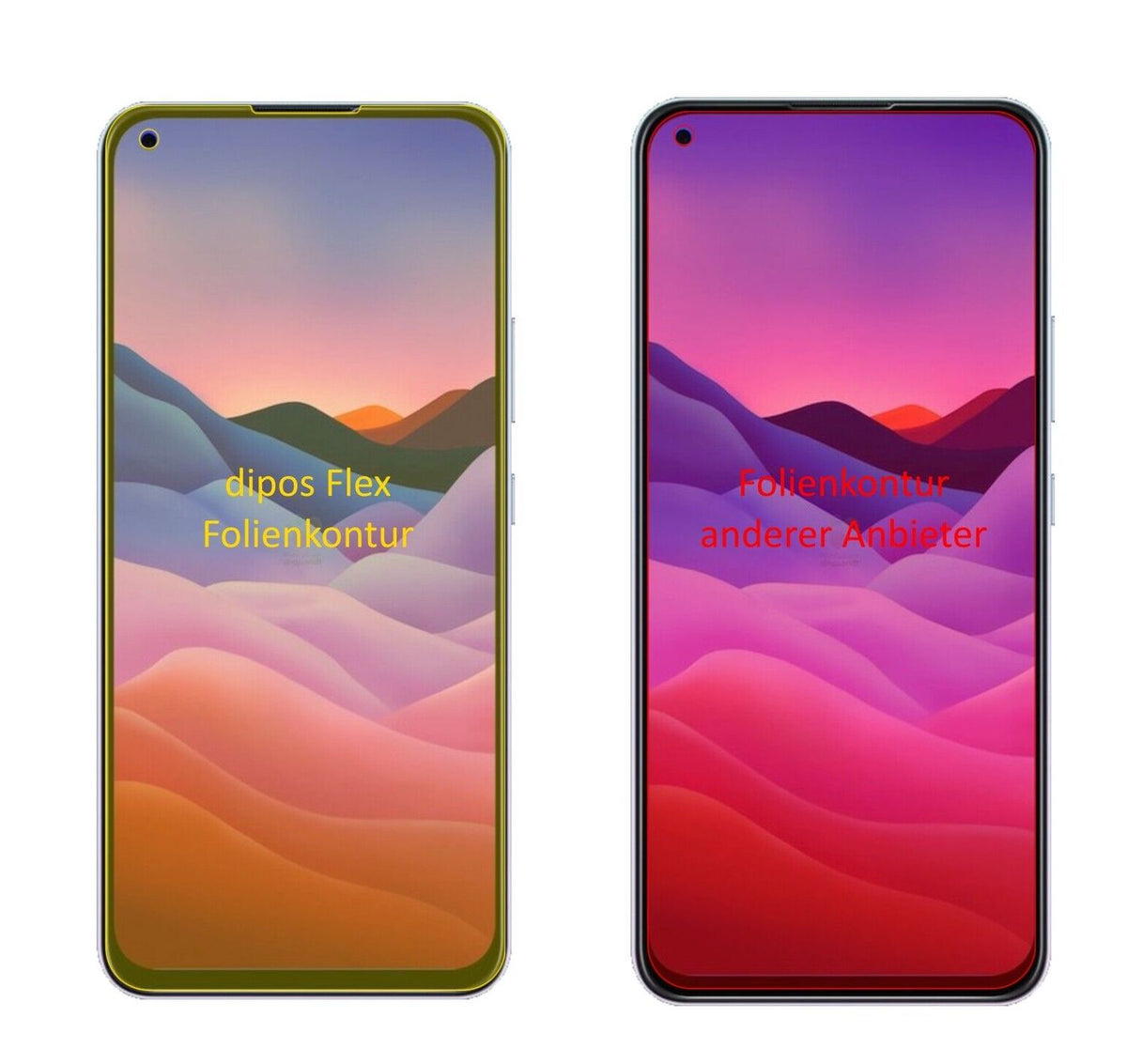 2x 3D Full Cover Schutzfolie für ZTE Axon 11 SE