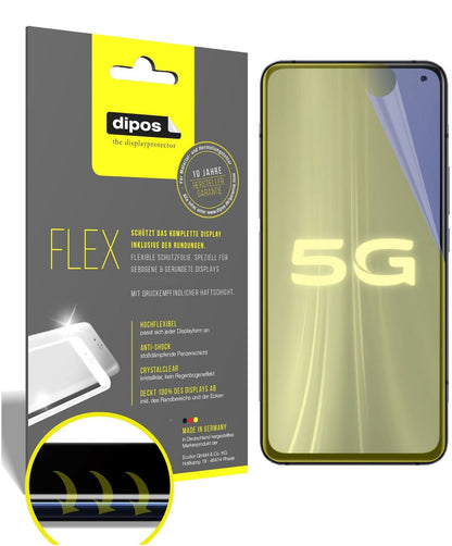 2x 3D Full Cover Schutzfolie für Vivo iQOO 3