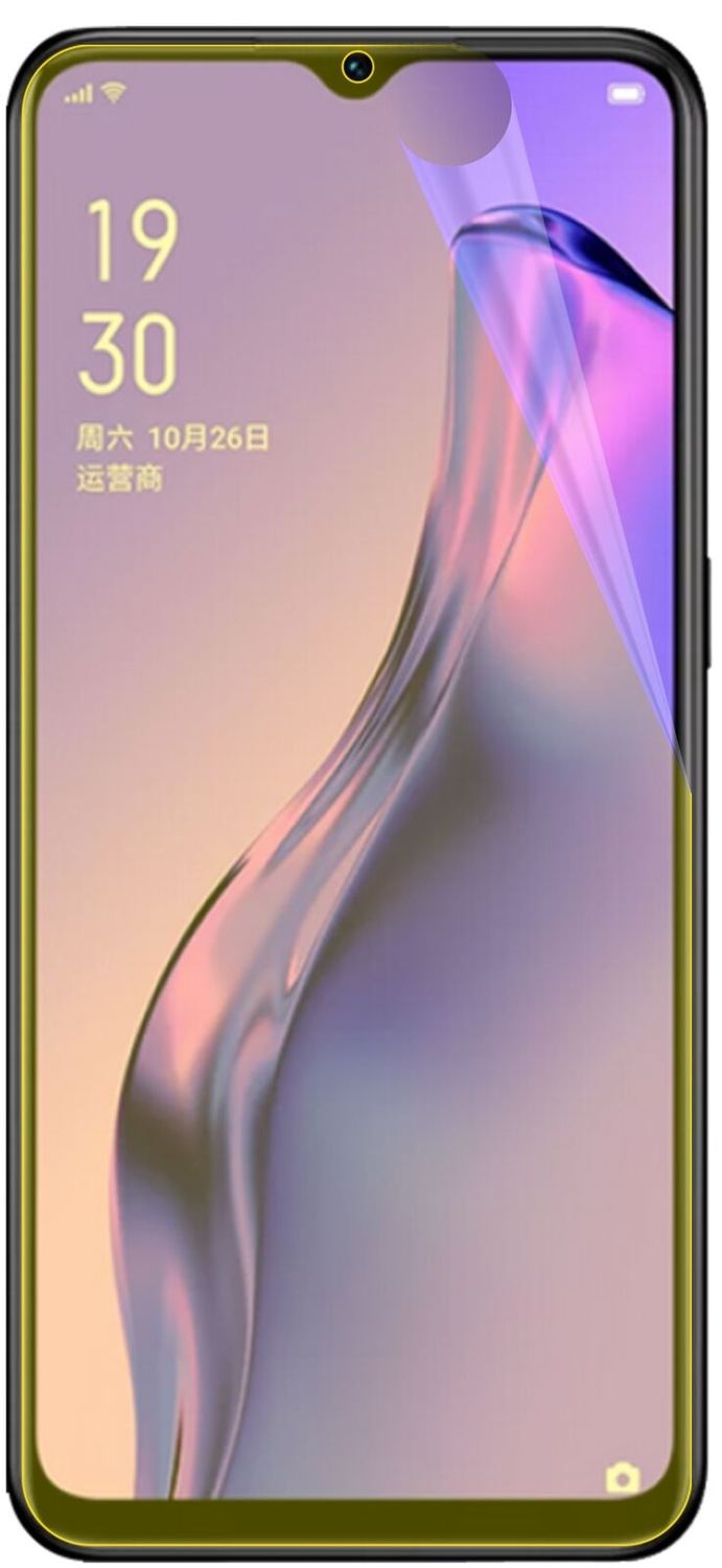2x 3D Full Cover Schutzfolie für Oppo A8