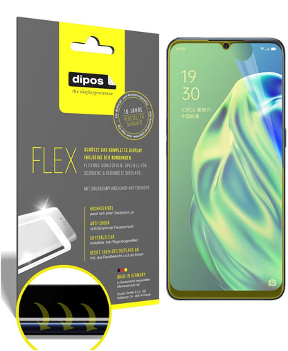 2x 3D Full Cover Schutzfolie für Oppo F15