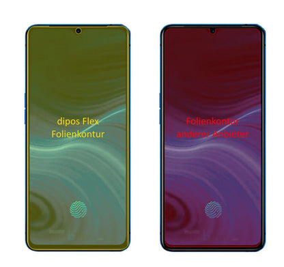 2x 3D Full Cover Schutzfolie für Oppo Reno Ace