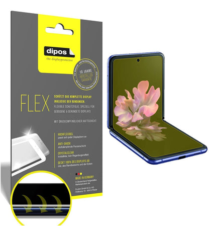 2x 3D Full Cover Schutzfolie für Samsung Galaxy Z Flip