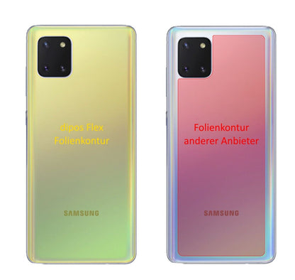 2x 3D Full Cover Schutzfolie für Samsung Galaxy Note 10 Lite Rückseite