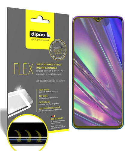 2x 3D Full Cover Schutzfolie für Oppo Realme Q