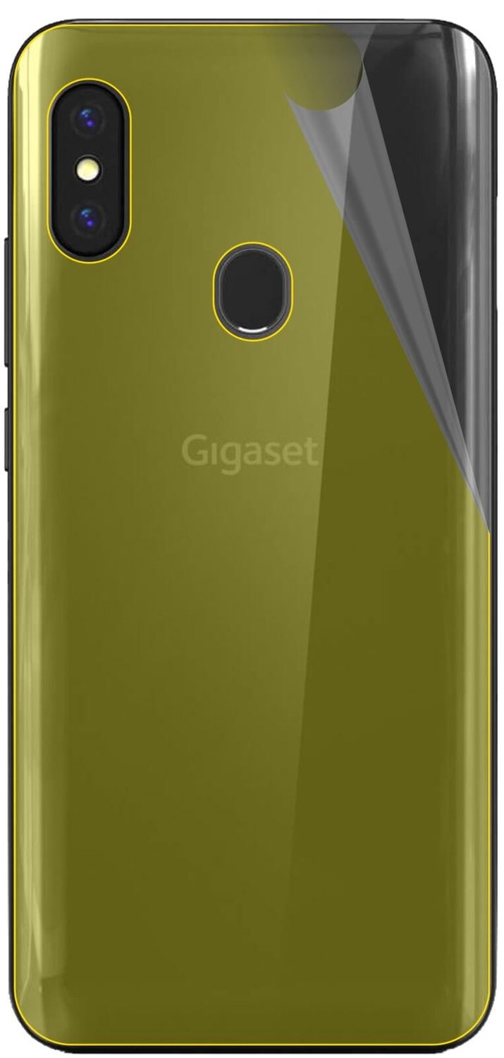 2x 3D Full Cover Schutzfolie für Gigaset GS290 Rückseite