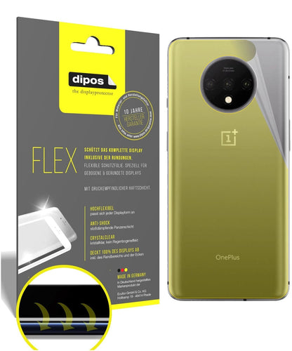 2x 3D Full Cover Schutzfolie für OnePlus 7T Rückseite