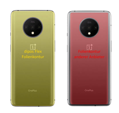 2x 3D Full Cover Schutzfolie für OnePlus 7T Rückseite
