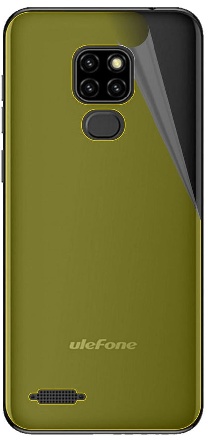 2x 3D Full Cover Schutzfolie für Ulefone Note 7P Rückseite