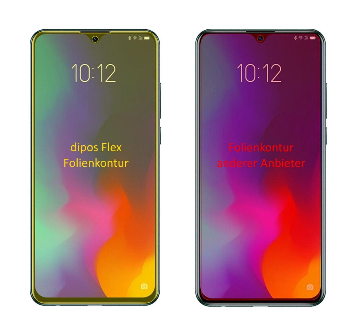 2x 3D Full Cover Schutzfolie für Lenovo Z6 Lite