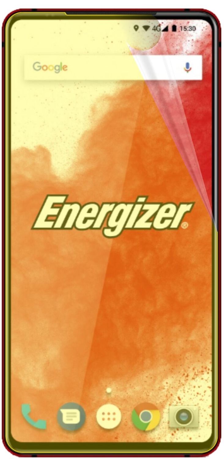 2x 3D Full Cover Schutzfolie für Energizer Power Max P18K Pop