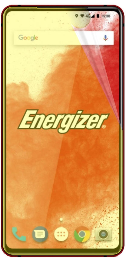 2x 3D Full Cover Schutzfolie für Energizer Power Max P18K Pop
