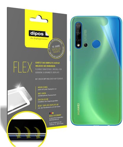 2x 3D Full Cover Schutzfolie für Huawei nova 5i Rückseite