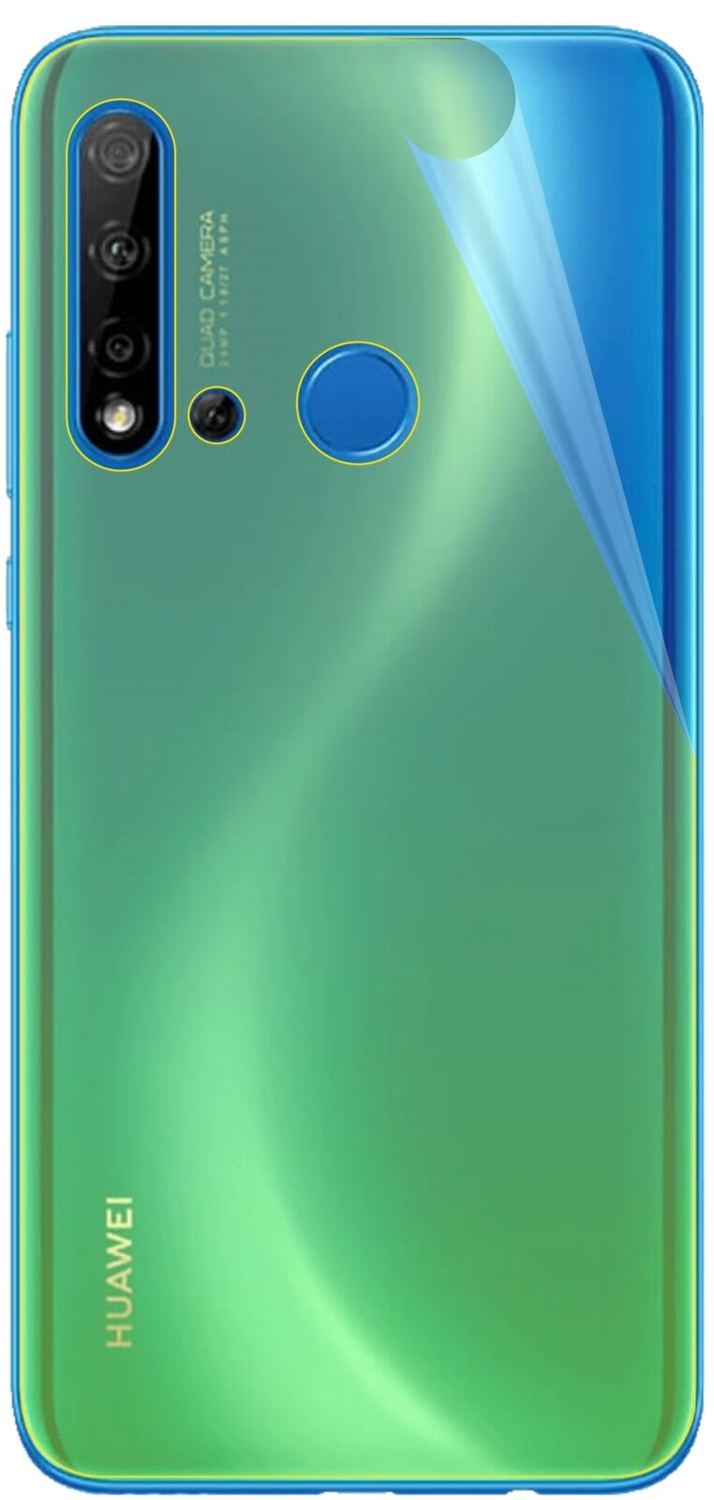 2x 3D Full Cover Schutzfolie für Huawei nova 5i Rückseite