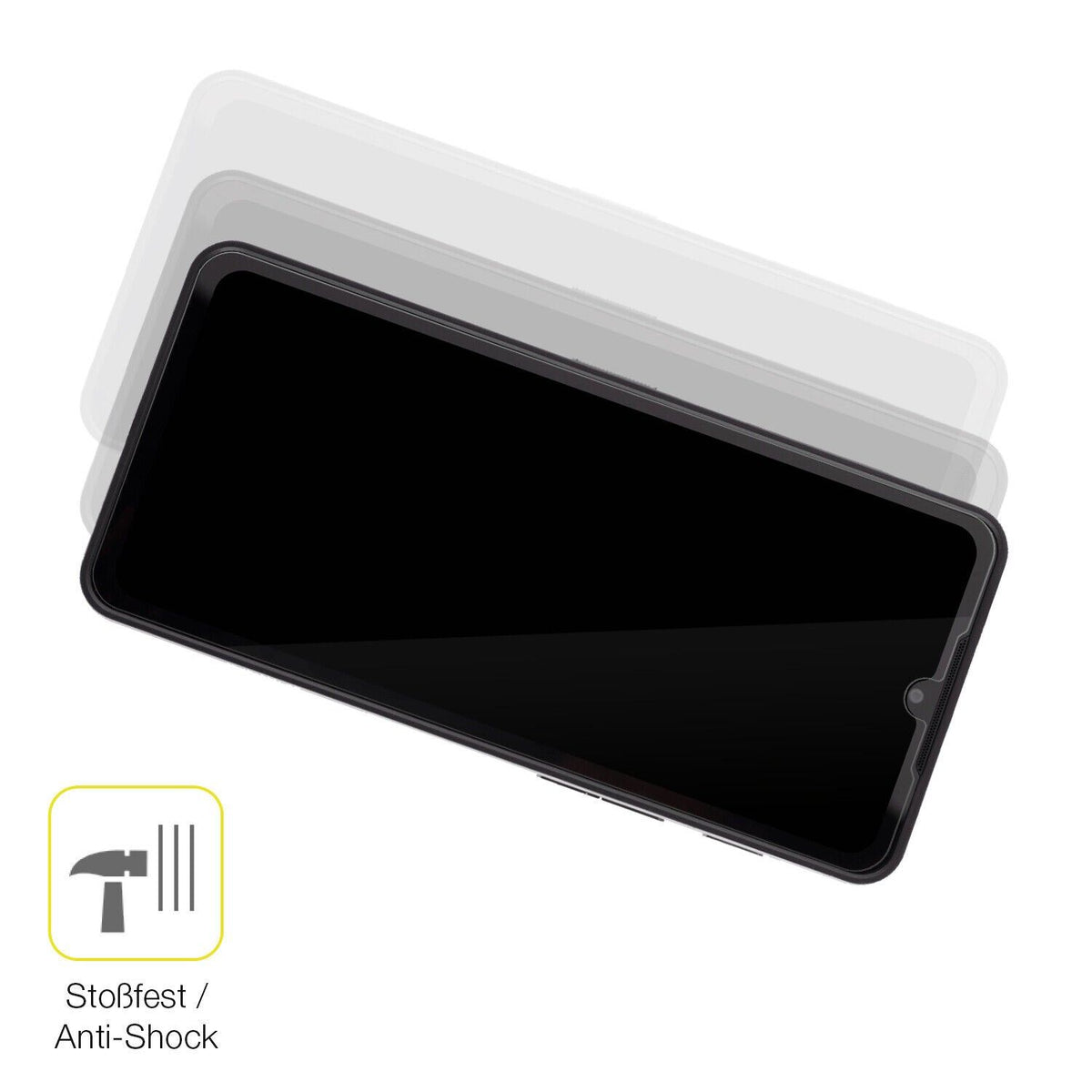 1x 3D Full Cover Schutzfolie für Cat S75