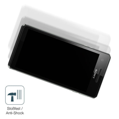 1x 9H Schutzfolie matt für Sony Xperia V Panzerfolie