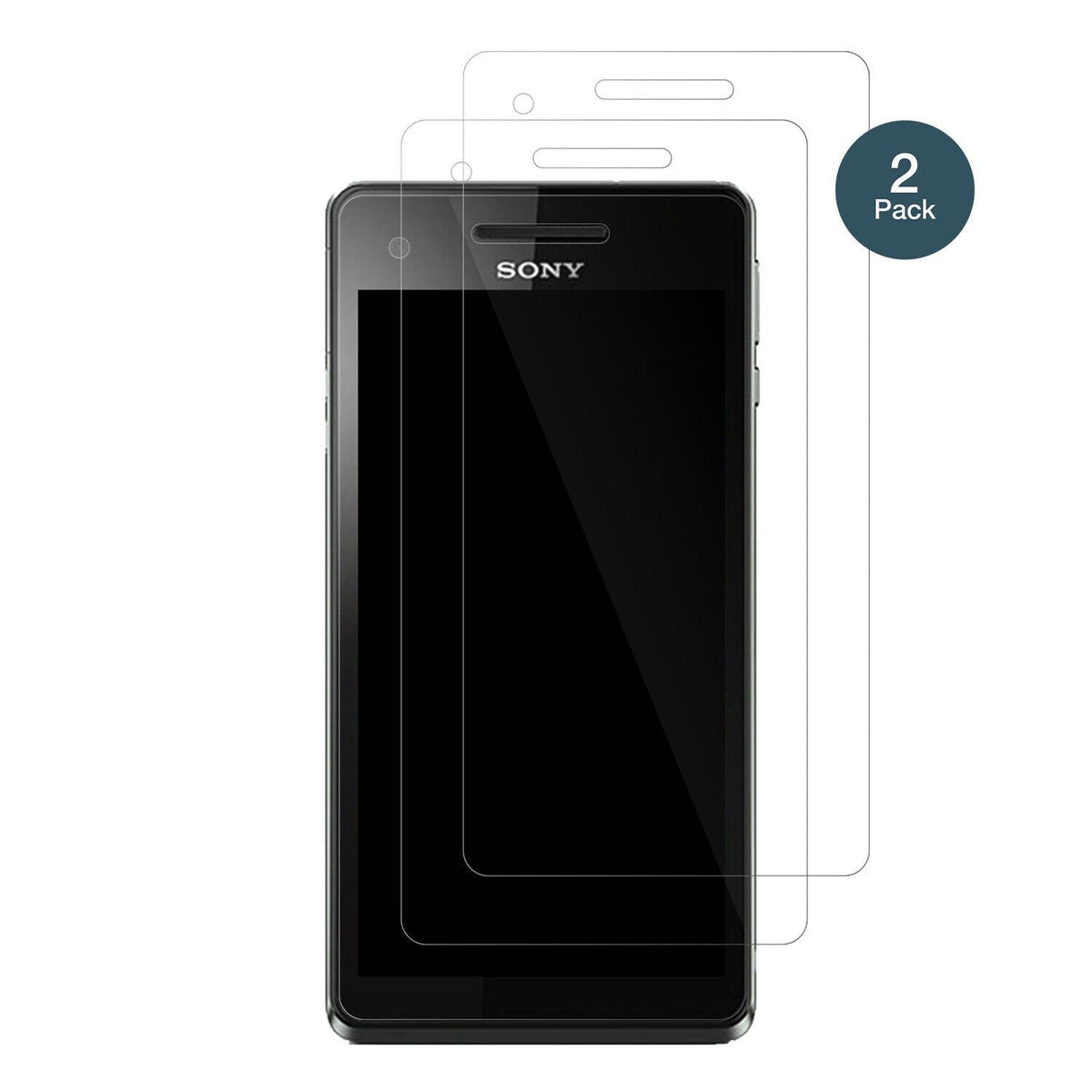 1x 9H Schutzfolie für Sony Xperia V Panzerfolie