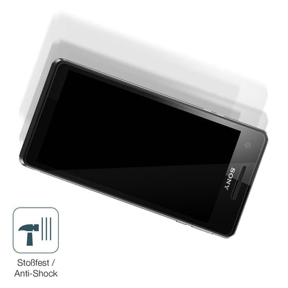 1x 9H Schutzfolie für Sony Xperia V Panzerfolie