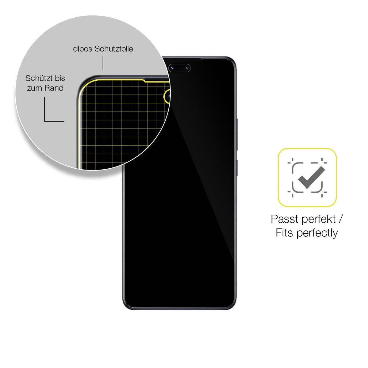 1x 3D Full Cover Schutzfolie für Xiaomi 13 Lite