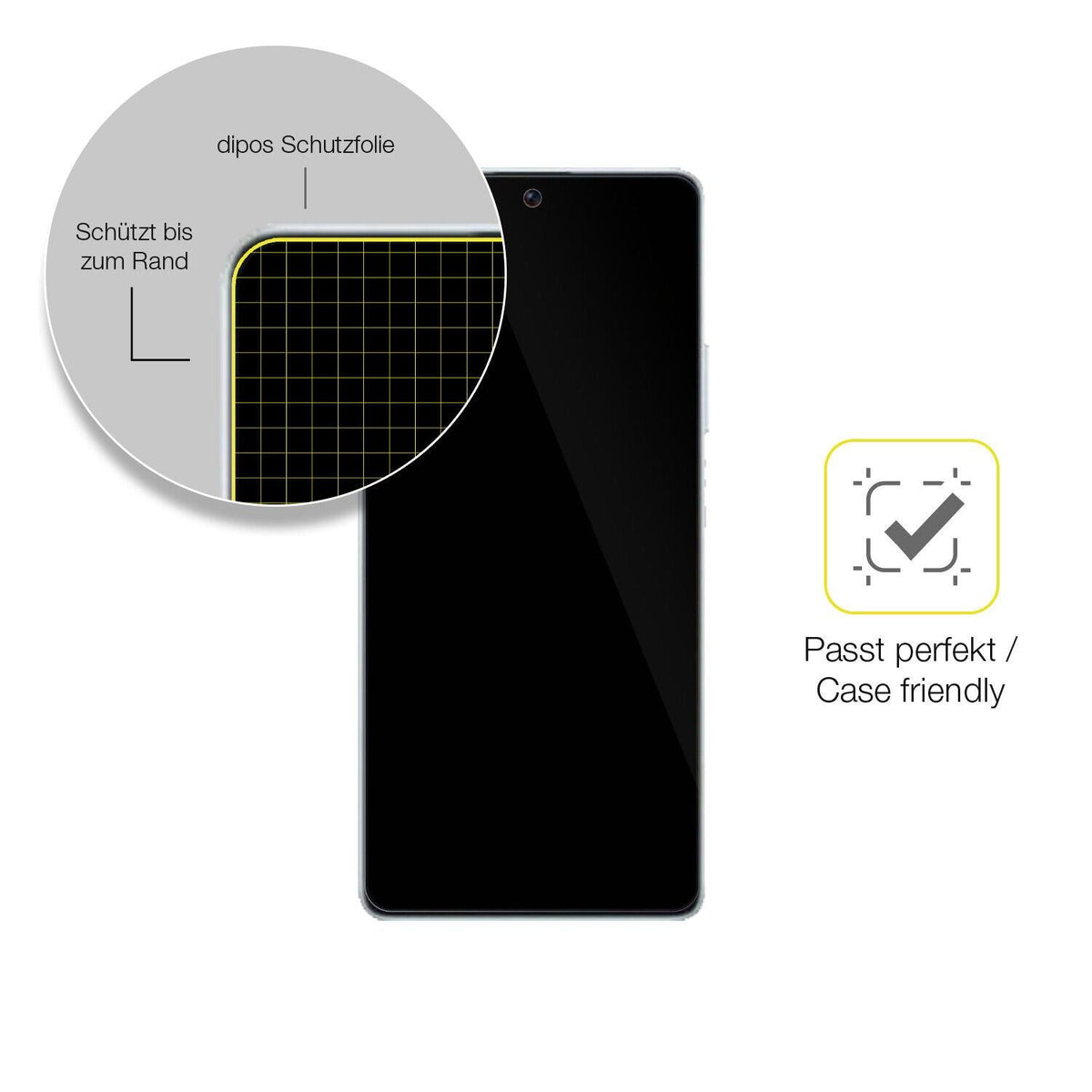 1x 3D Full Cover Schutzfolie für Xiaomi Poco F5
