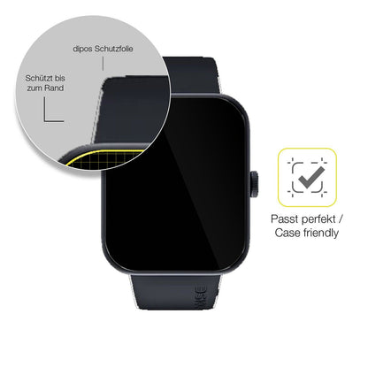 1x 3D Full Cover Schutzfolie für Noise ColorFit Pulse Go Buzz