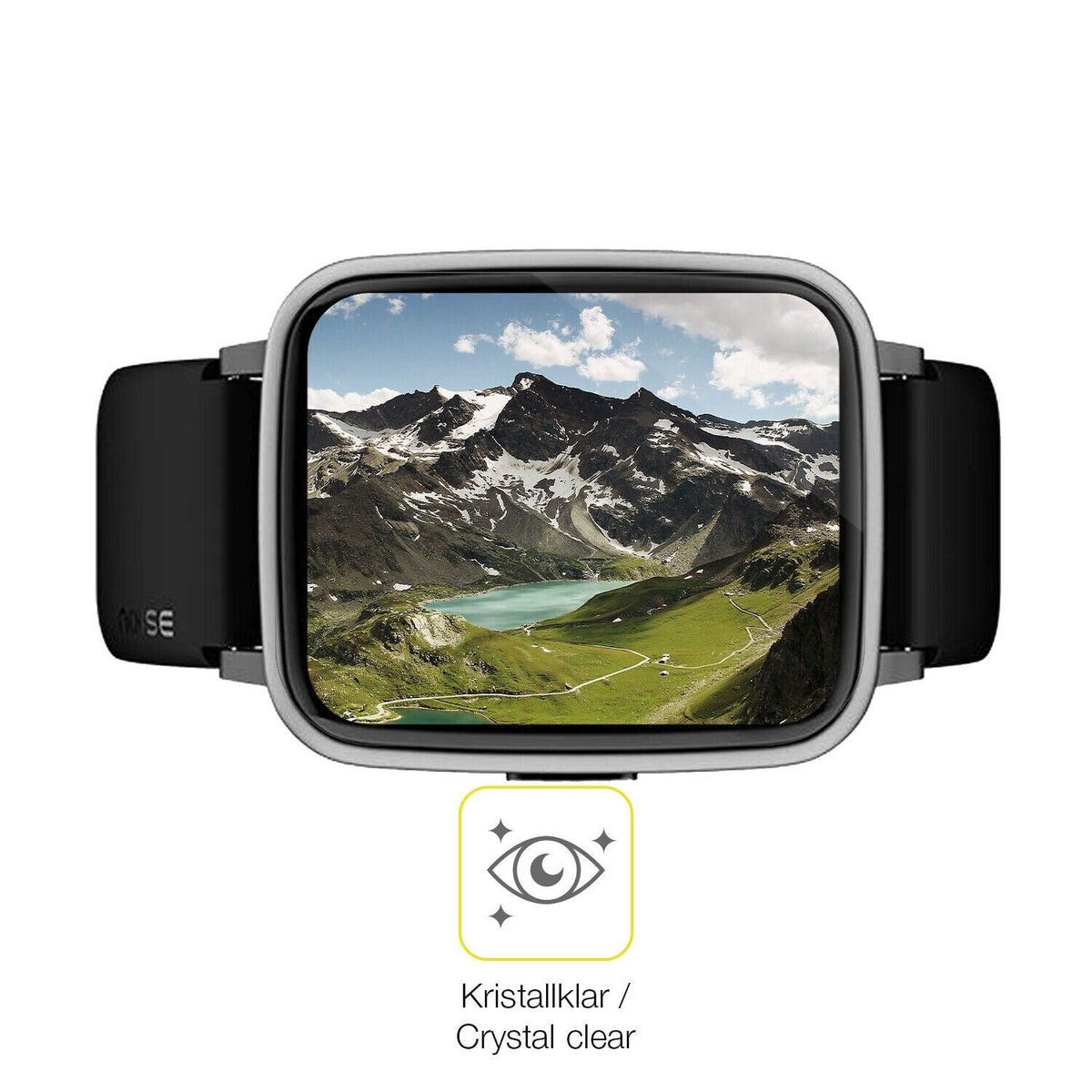 1x 3D Full Cover Schutzfolie für Noise ColorFit Pulse 2