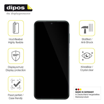 1x 3D Full Cover Schutzfolie für itel A60