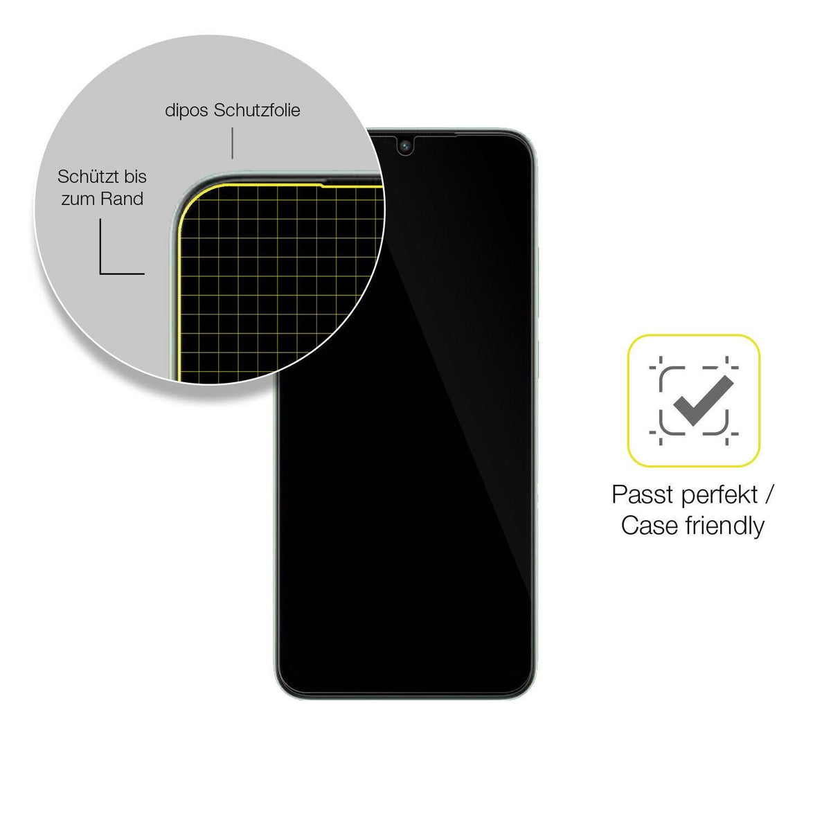 1x 3D Full Cover Schutzfolie für Xiaomi Redmi A2 Plus