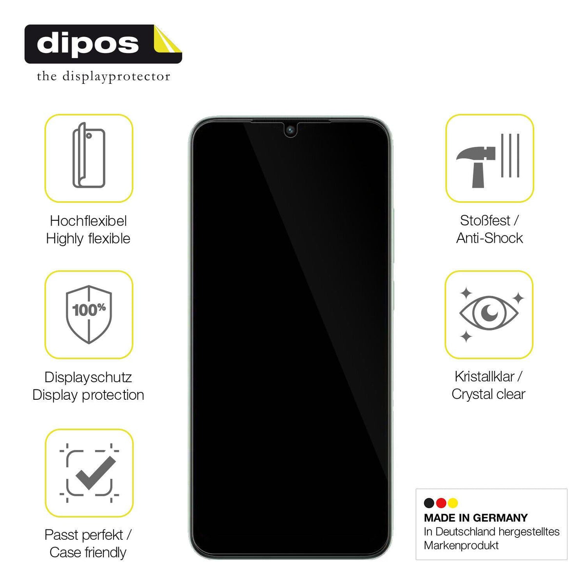 1x 3D Full Cover Schutzfolie für Xiaomi Redmi A2 Plus