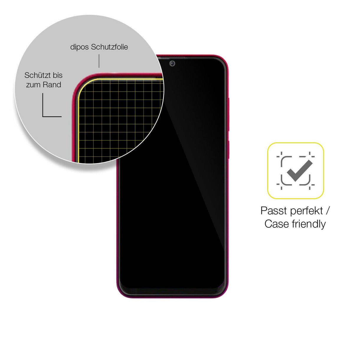 1x 3D Full Cover Schutzfolie für WALTON Primo RM4