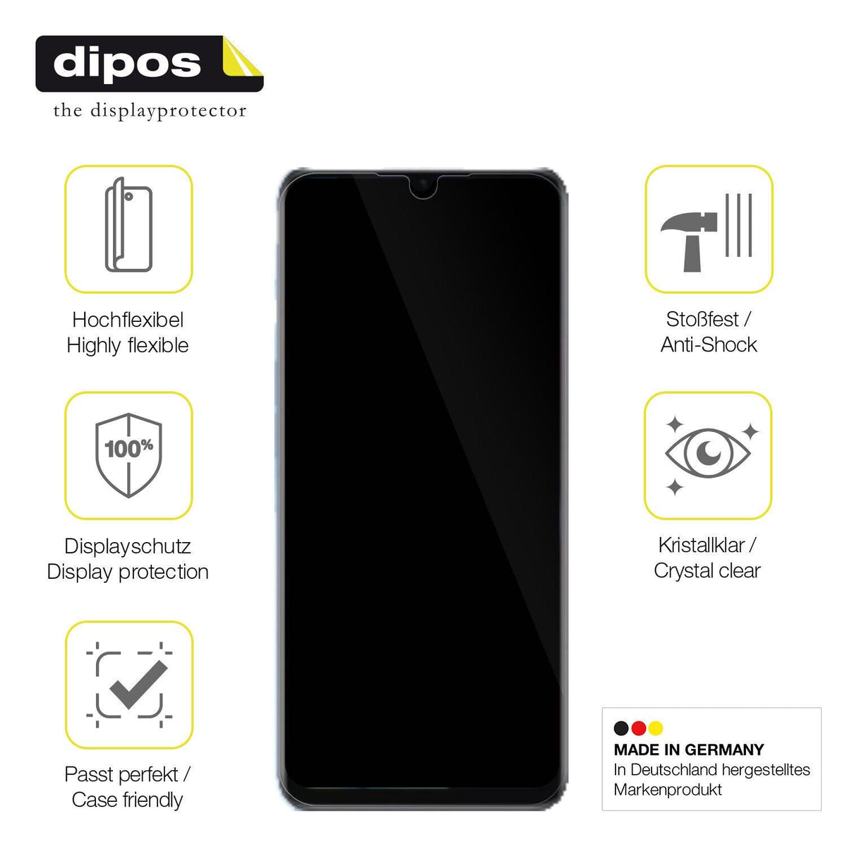1x 3D Full Cover Schutzfolie für Realme 10s