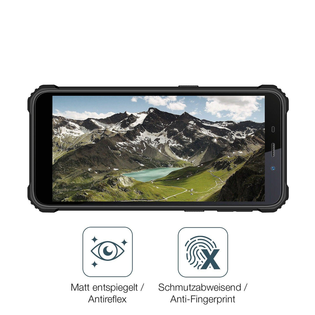 1x 9H Schutzfolie matt für Oukitel WP20 Panzerfolie