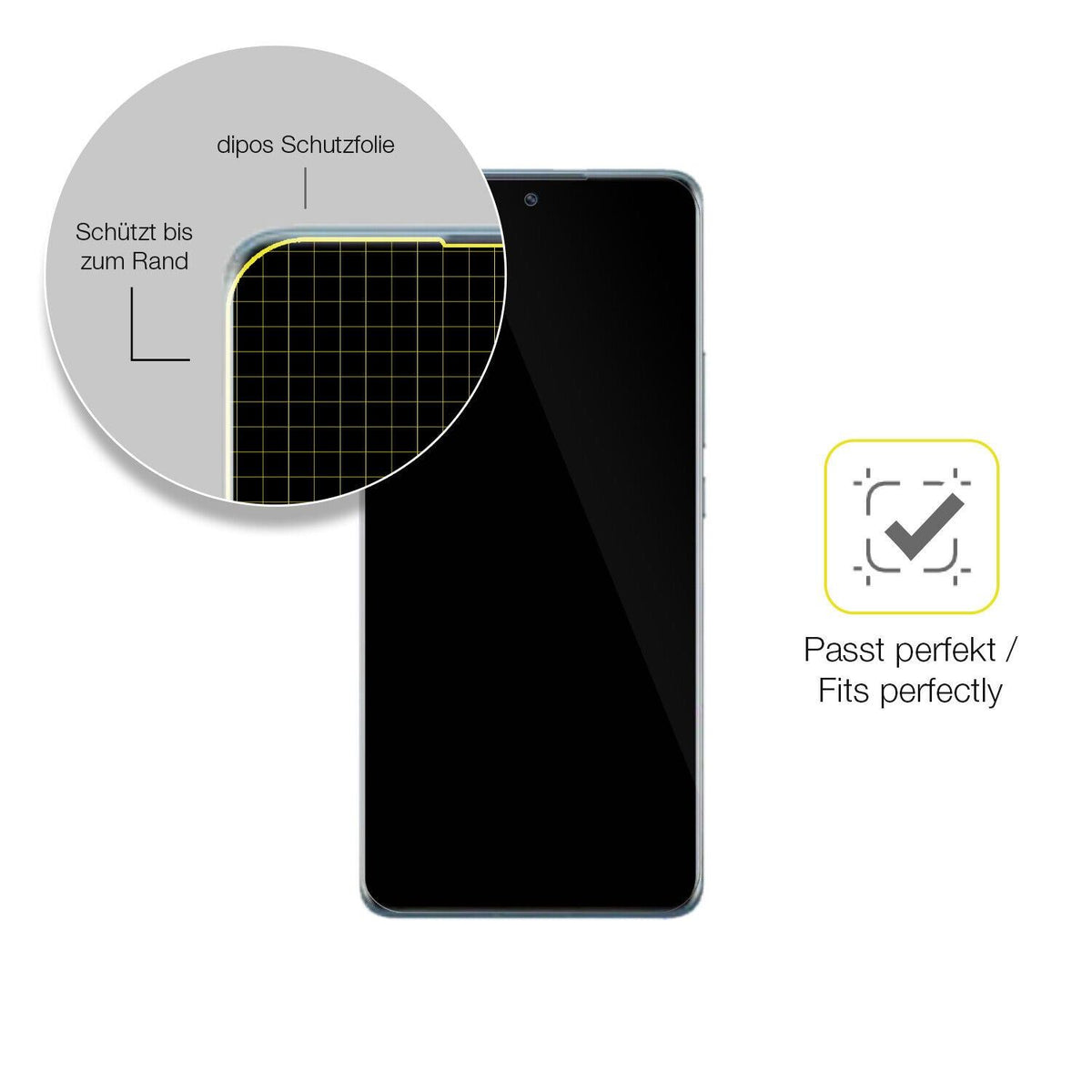 1x 3D Full Cover Schutzfolie für Xiaomi Redmi K60 Pro