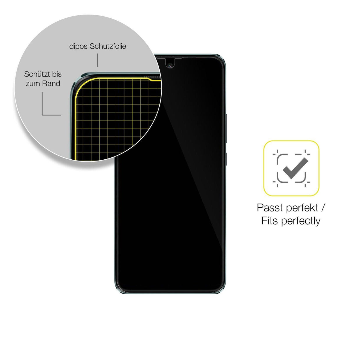 1x 3D Full Cover Schutzfolie für Symphony Z12