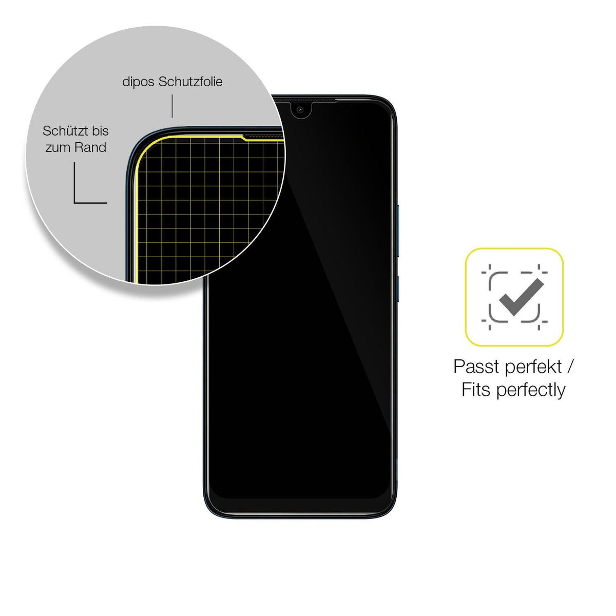 1x 3D Full Cover Schutzfolie für Nokia C12