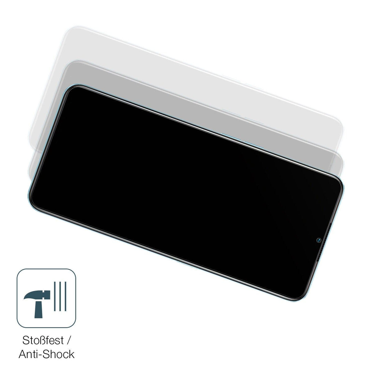 1x 9H Schutzfolie matt für Oppo A58 Panzerfolie
