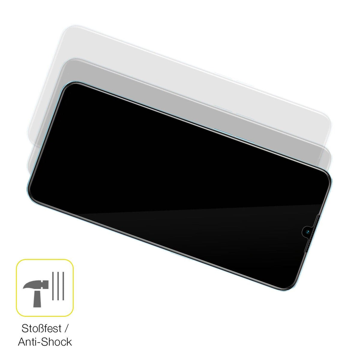 1x 3D Full Cover Schutzfolie für Oppo A58