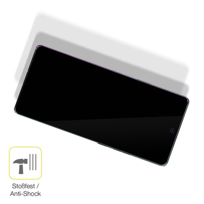 1x 3D Full Cover Schutzfolie für MOTOROLA Moto Edge 40 Pro