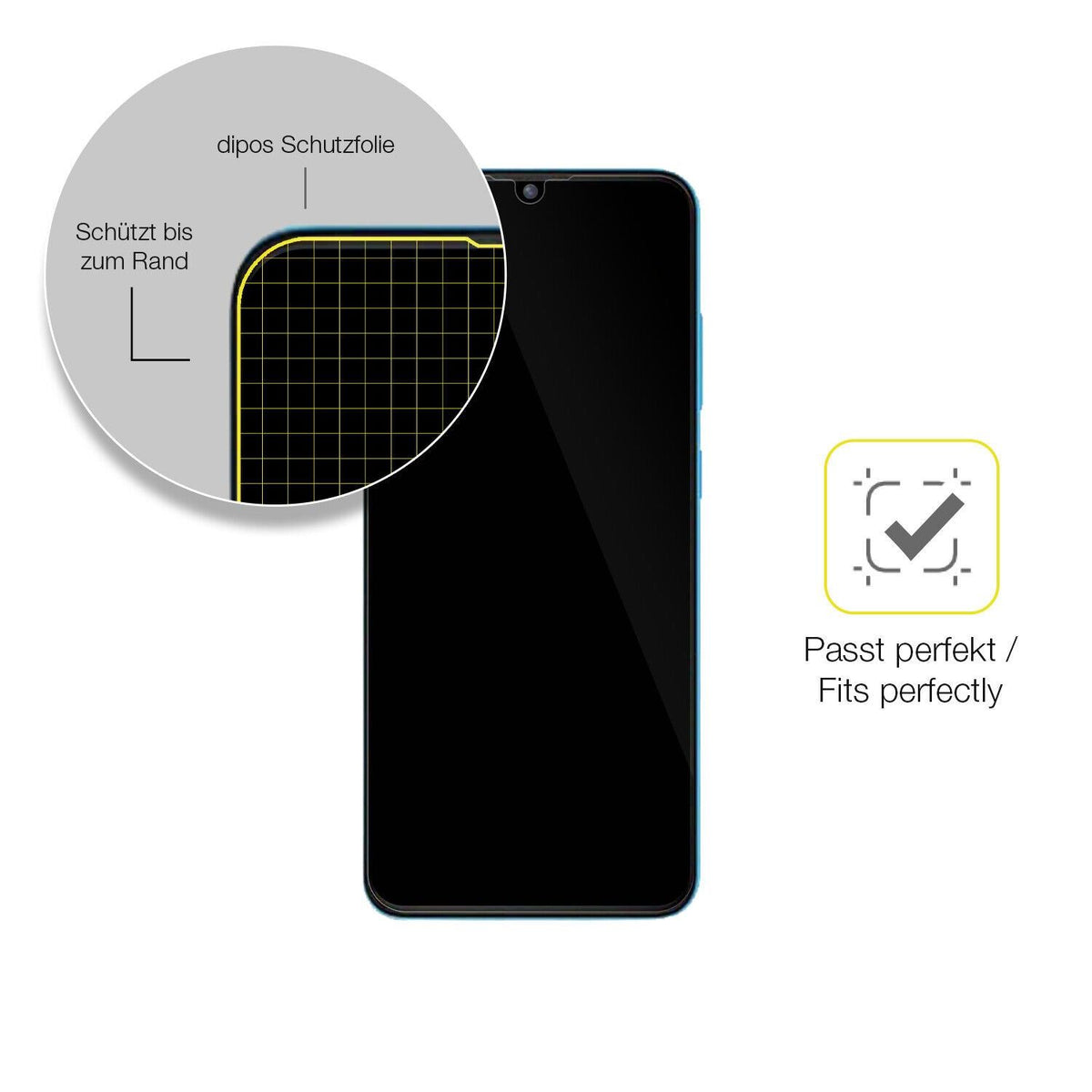 1x 3D Full Cover Schutzfolie für Walton Orbit Y50