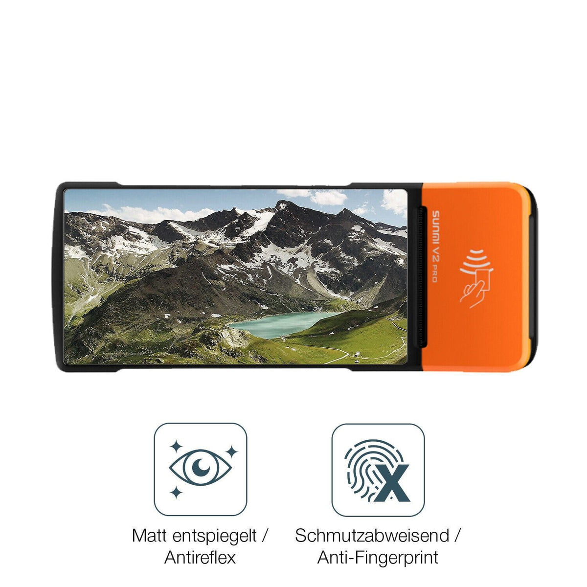 1x 9H Schutzfolie matt für Sunmi V2 Pro Panzerfolie