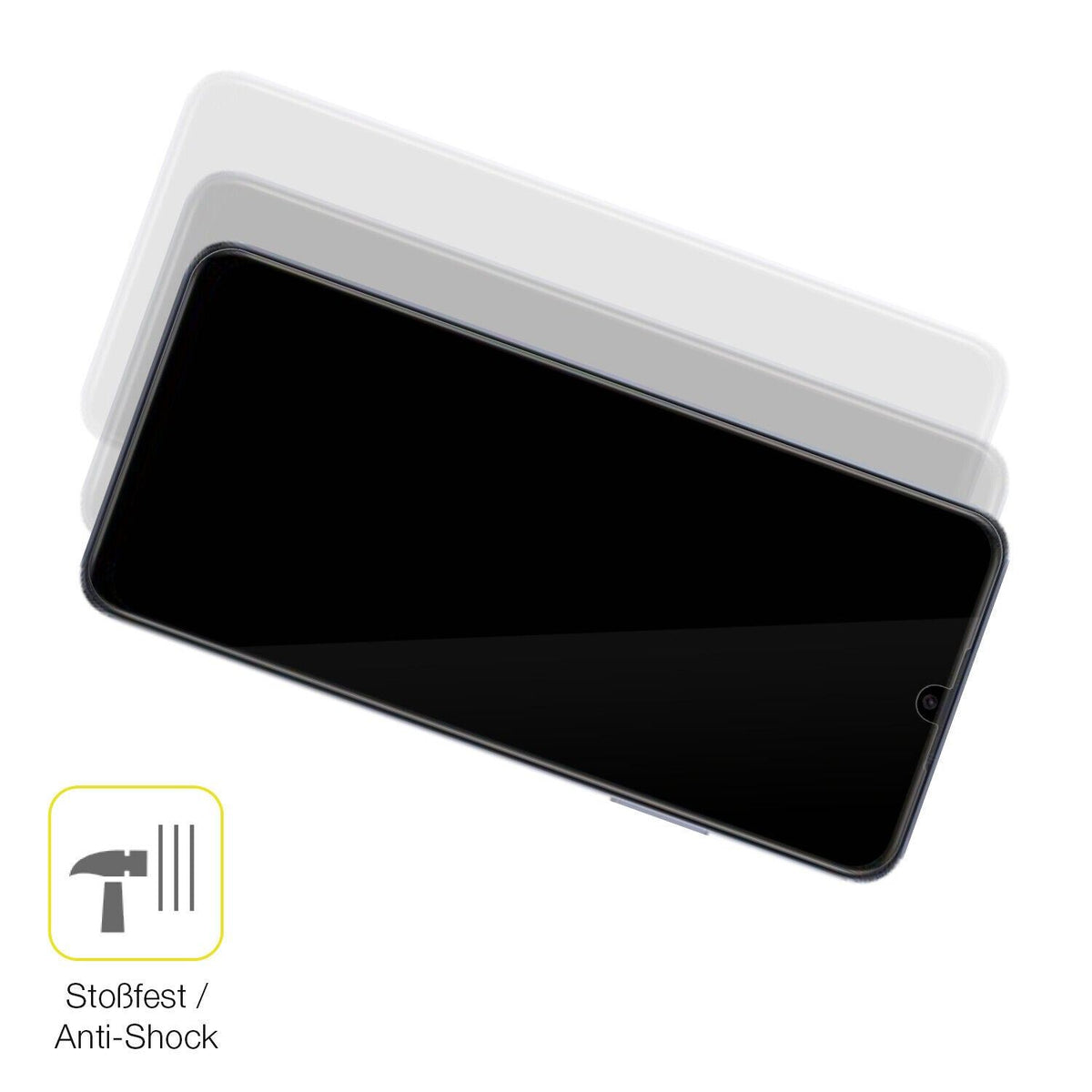 1x 3D Full Cover Schutzfolie für Oppo A17K