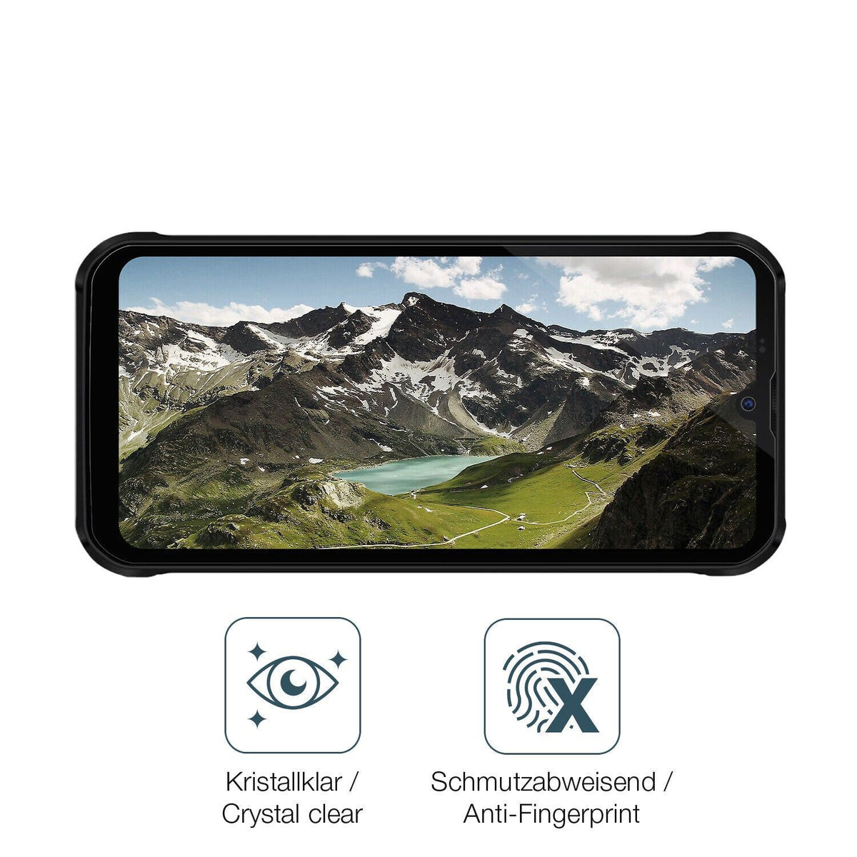 1x 9H Schutzfolie für Volla Phone X Panzerfolie