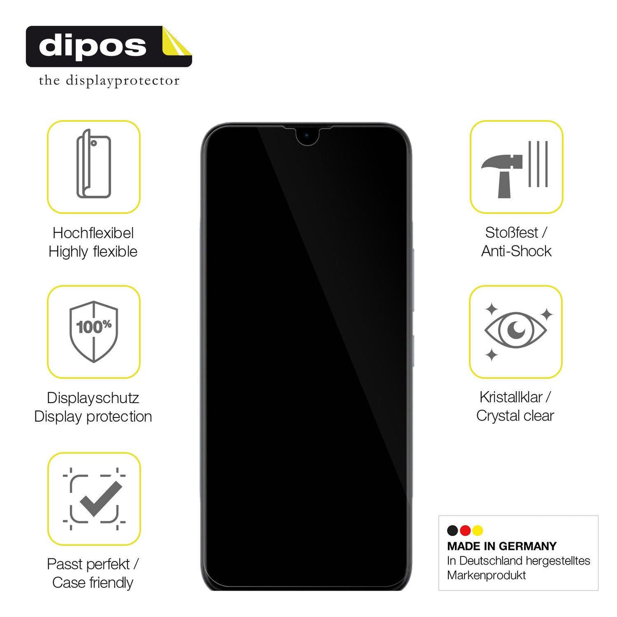 1x 3D Full Cover Schutzfolie für 1 Alpha 5G